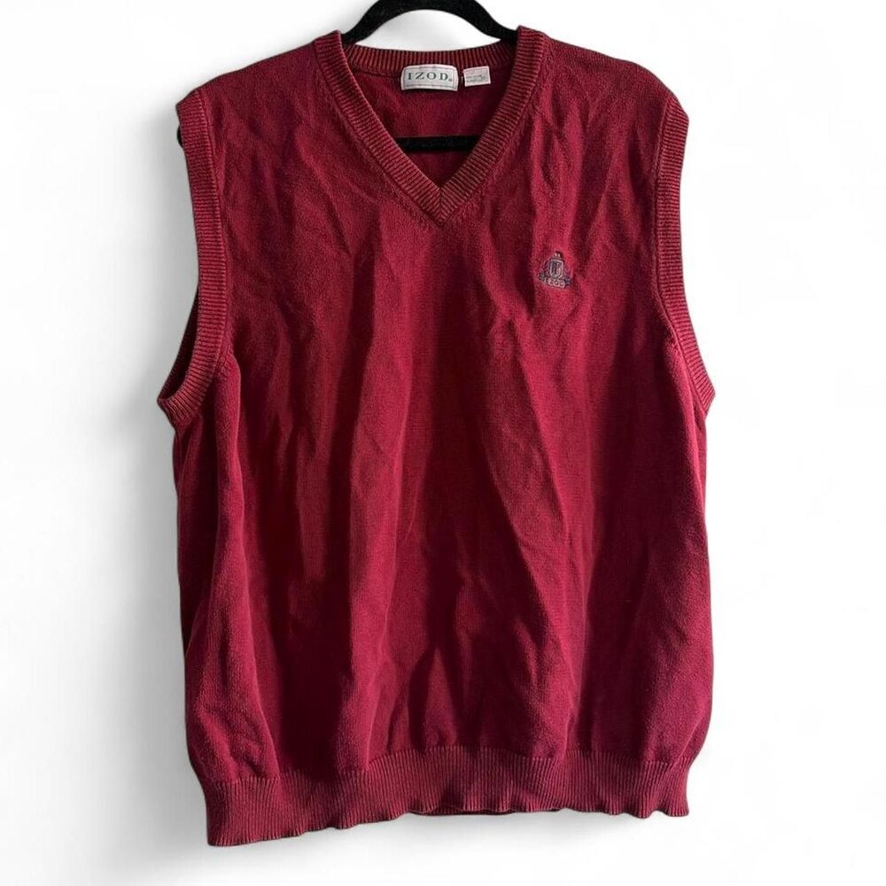 Izod Men's Burgundy Gilet